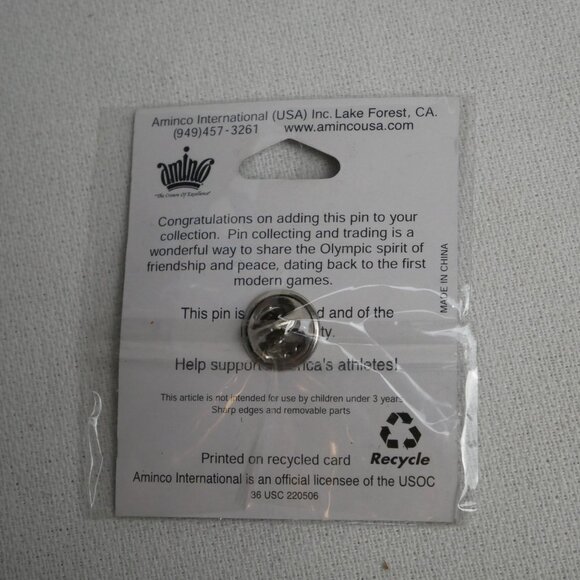 USA Olympic 2002 Hat Pin Officially Licensed Collectible Souvenir Vintage - Picture 2 of 2
